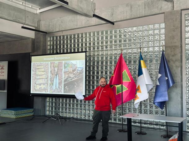 Безпека після війни: курсанти НАВС зустрілися з представниками фонду «Розмінування України» Безпека після війни: курсанти НАВС зустрілися з представниками фонду «Розмінування України»