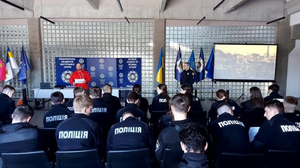 Безпека після війни: курсанти НАВС зустрілися з представниками фонду «Розмінування України» Безпека після війни: курсанти НАВС зустрілися з представниками фонду «Розмінування України»