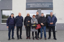 Офіційна делегація з питань дорожнього руху Міністерства внутрішніх справ Франції відвідала автошколу Національної академії внутрішніх справ Фото