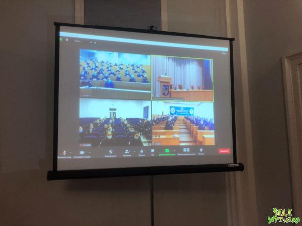 Робоча зустріч ректора НАВС зі здобувачами академії Робоча зустріч ректора НАВС зі здобувачами академії