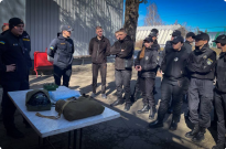 Реагування поліції на джерела іонізуючого випромінювання: спільні навчання з рятувальниками Фото