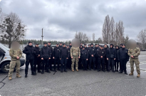 Курсанти відпрацювали тактику дій під час затримання злочинців, які переміщуються на автомобілі Фото