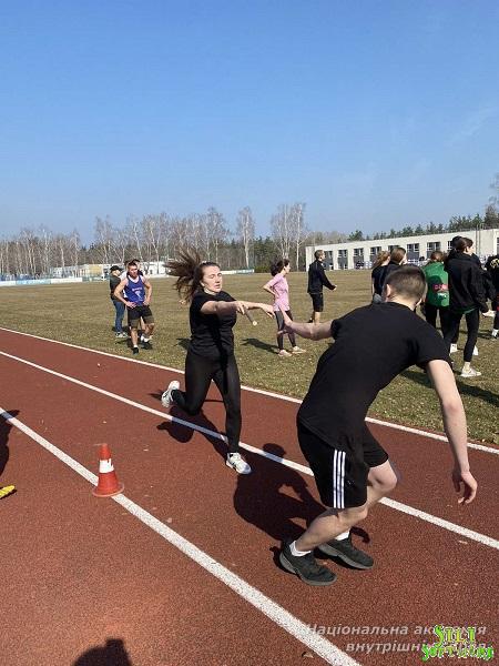 Легкоатлетична естафета в ННІ № 1 НАВС Легкоатлетична естафета в ННІ № 1 НАВС