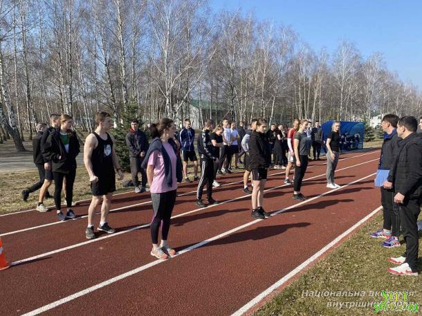 Легкоатлетична естафета в ННІ № 1 НАВС Легкоатлетична естафета в ННІ № 1 НАВС